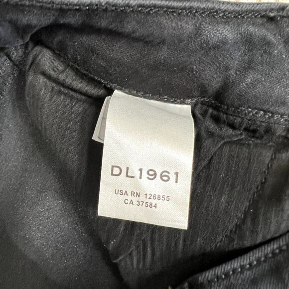 DL1961 Premium Denim Florence Crop Mid Rise Skinny Leg Denim Jean in Otis 24 - Picture 6 of 10